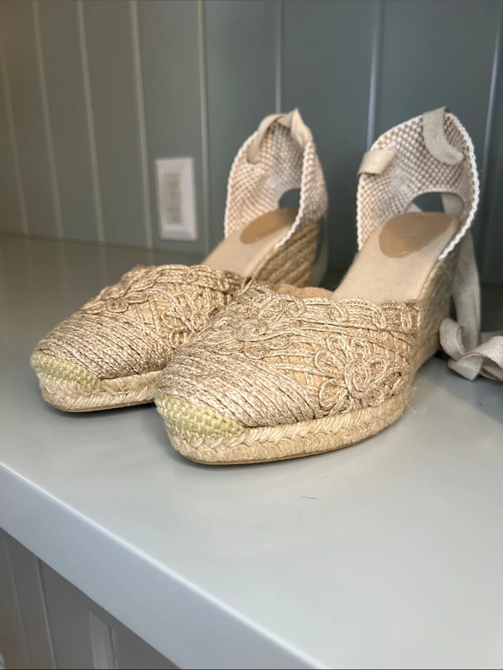 BODEN Cassie High Wedge Espadrille Sandal